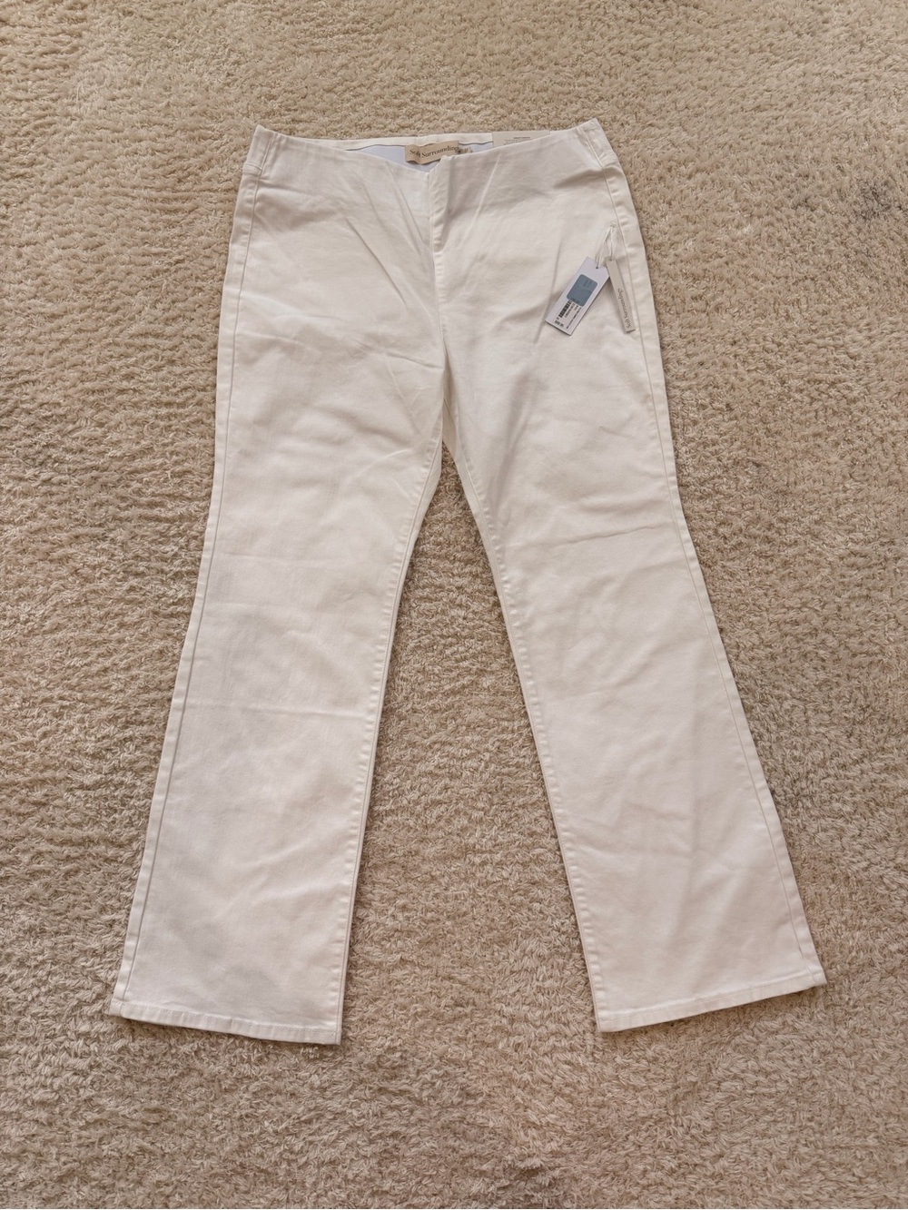 Soft Surroundings Jeans Women's XL • White Denim • Brand New with Tags